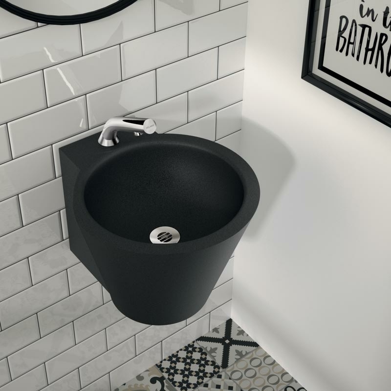 MINI BAILA wall-mounted washbasin Teflon® finish